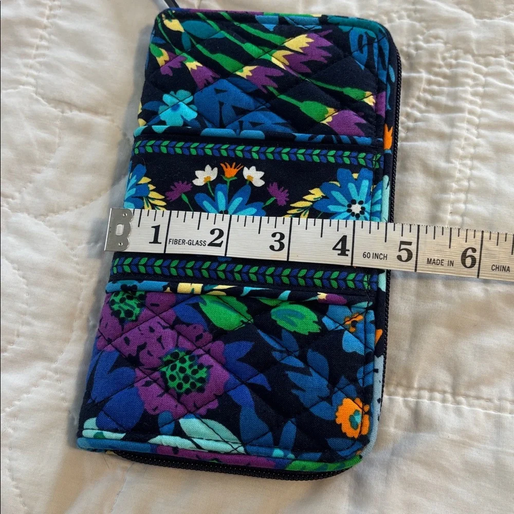 Vera Bradley Quilted Midnight Blues Wallet - Picture 6 of 7